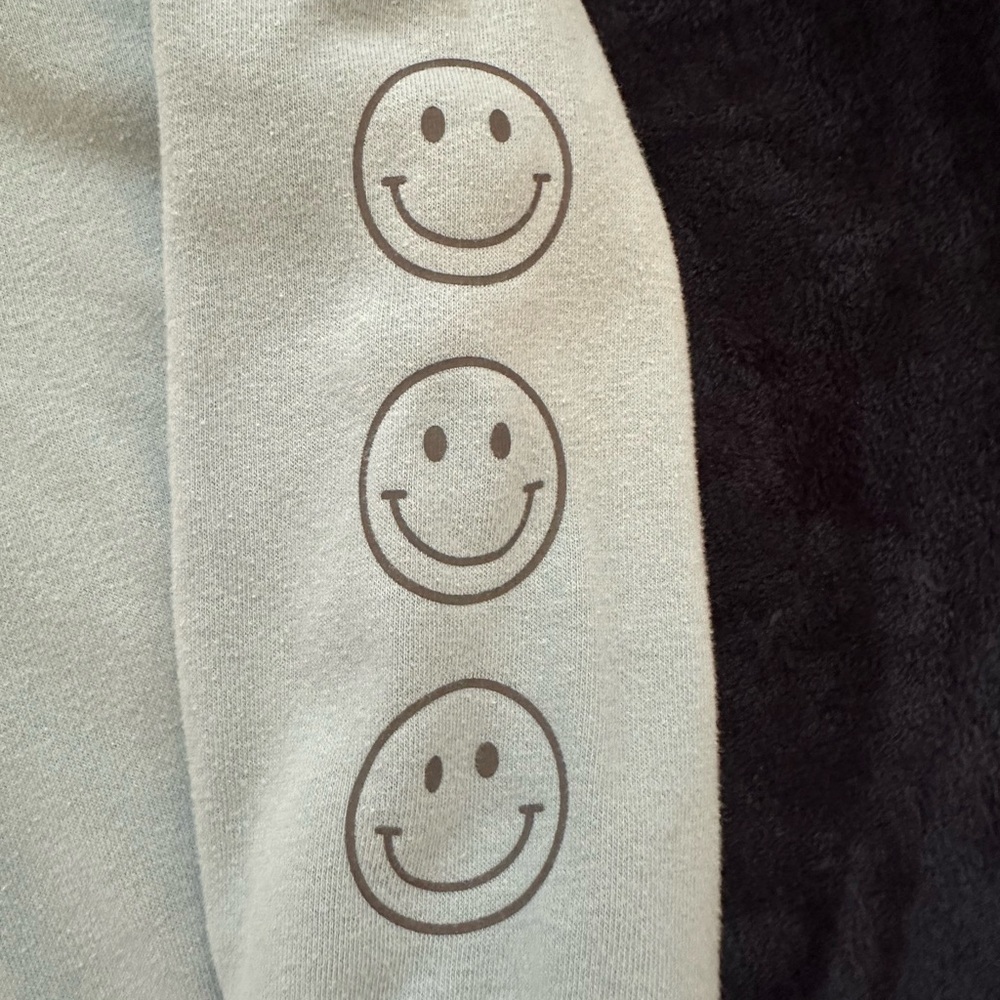 Be Positive Kids Hoodie - Blue/Gray - Picture 3 of 4
